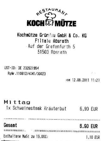 csng Hffner Kochmtze Restaurant